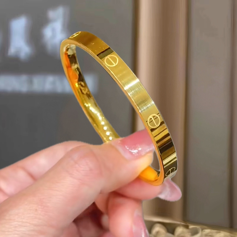 黄金一字手镯 G50317