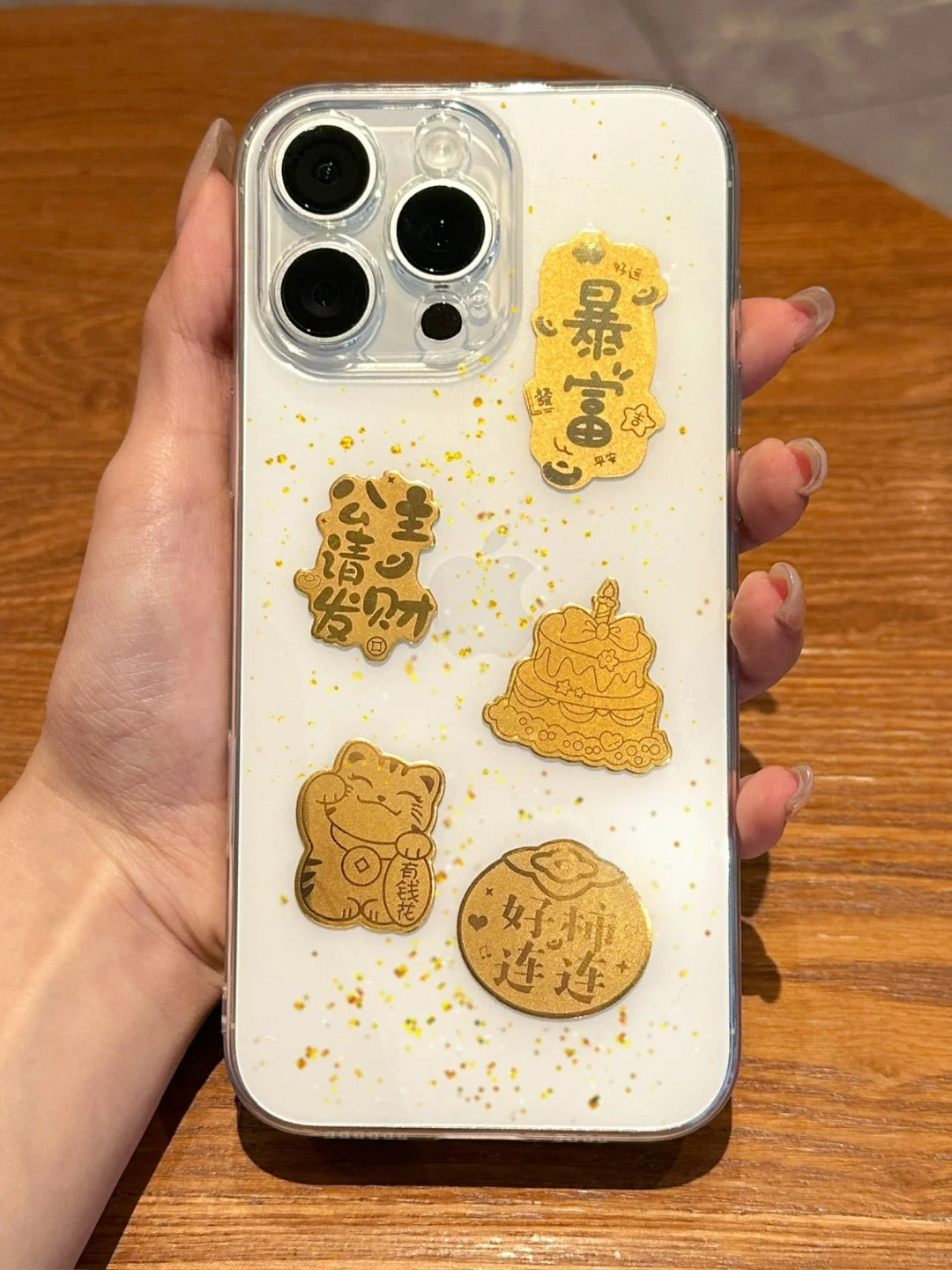 足金手机贴 足金999 G50401