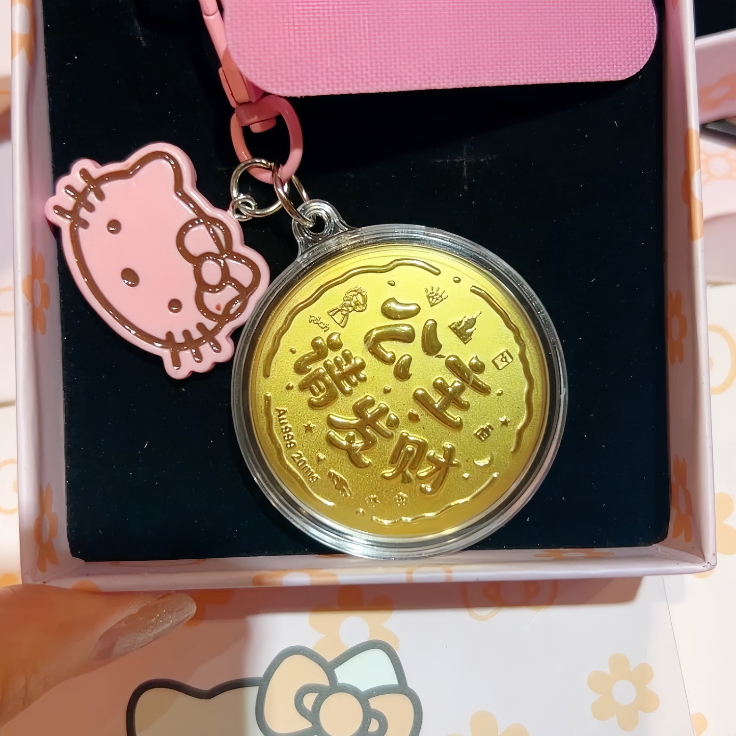 足金手机挂 足金999 G50501