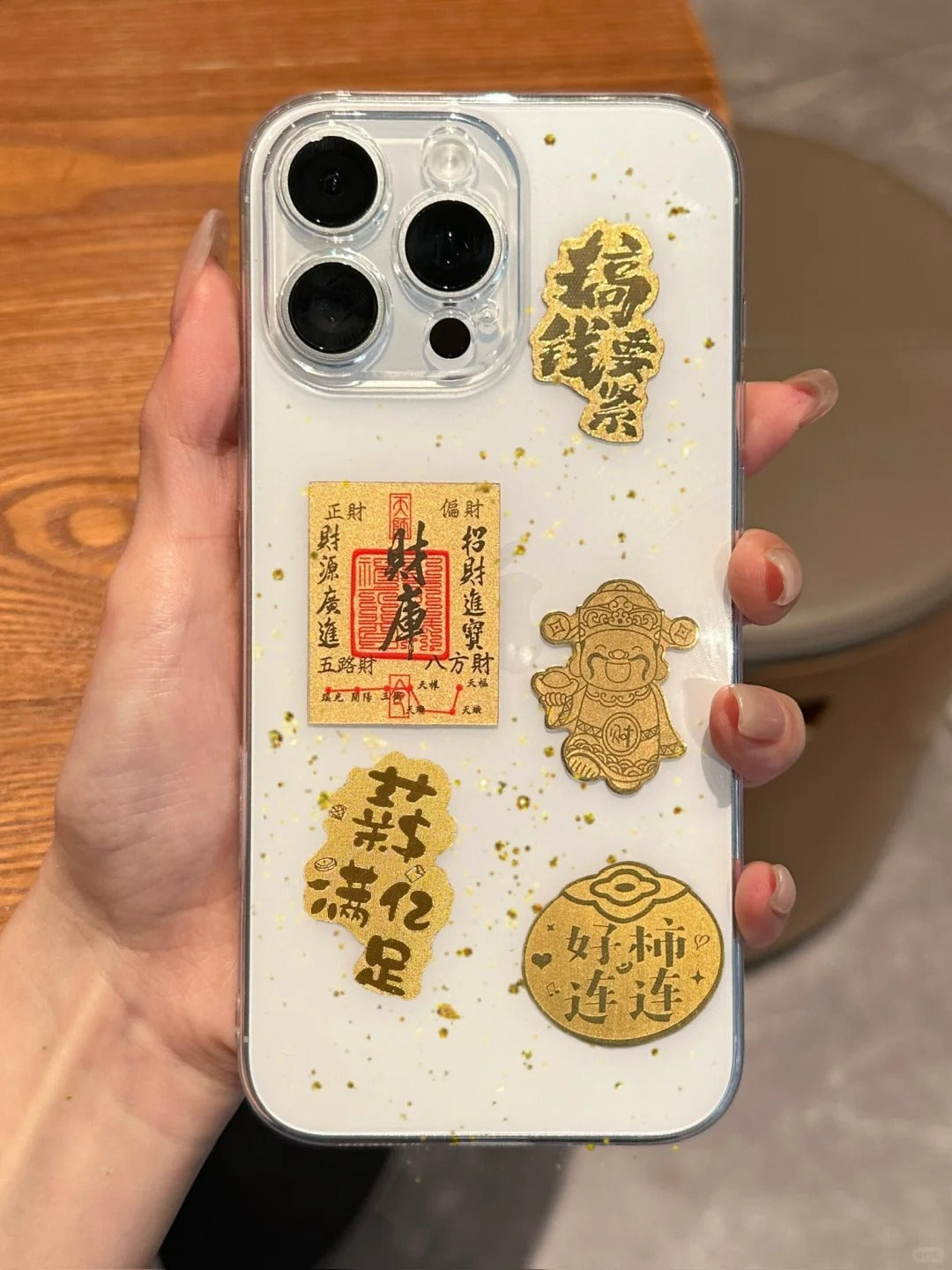 足金手机贴 足金999 G50401