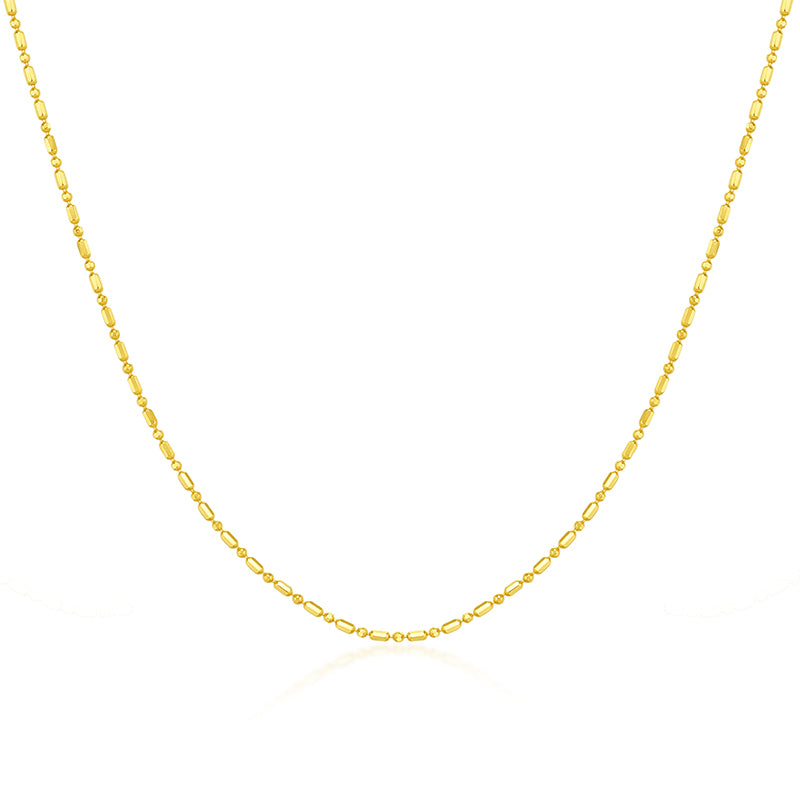 黄金竹节链 18K g50336