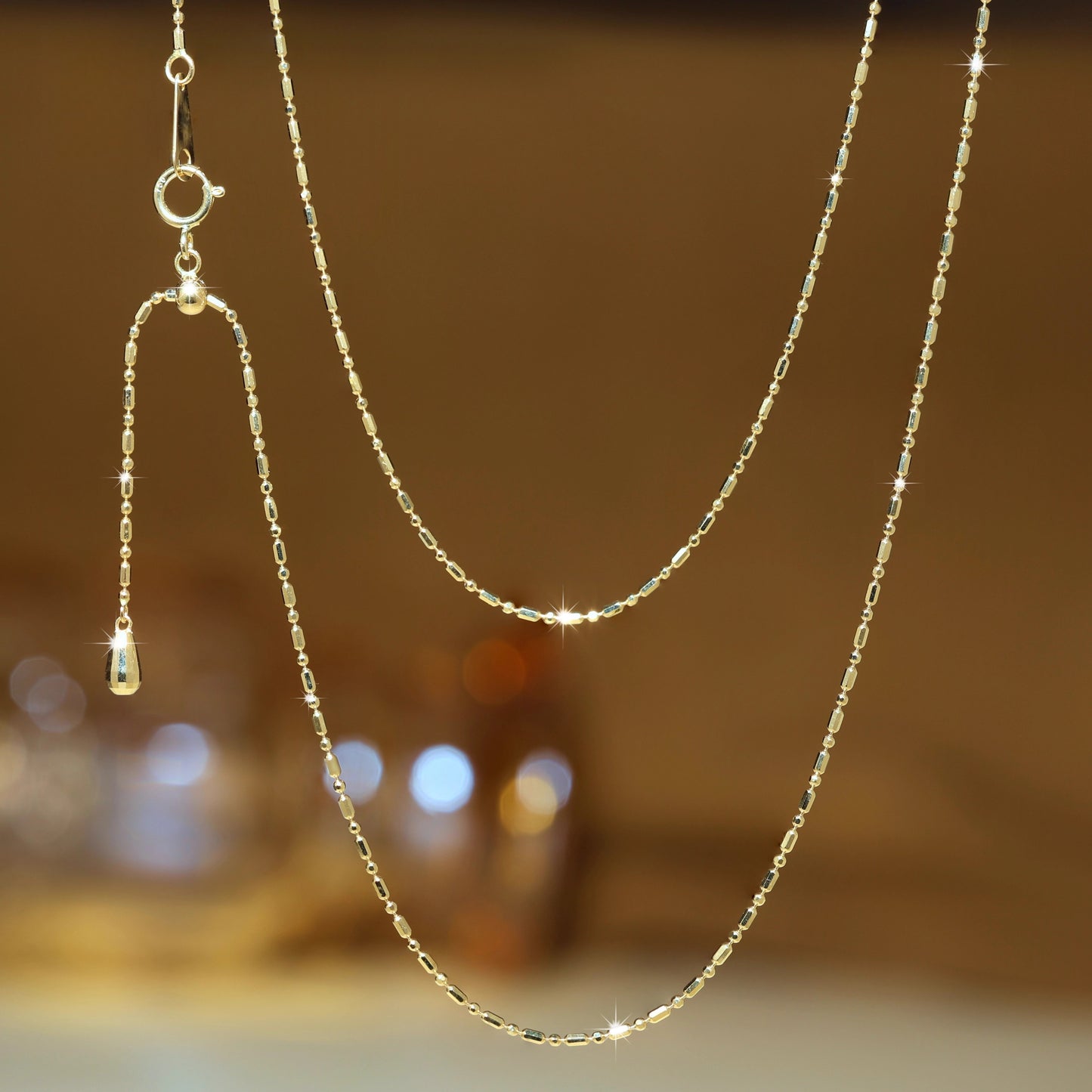 黄金竹节链 18K g50336