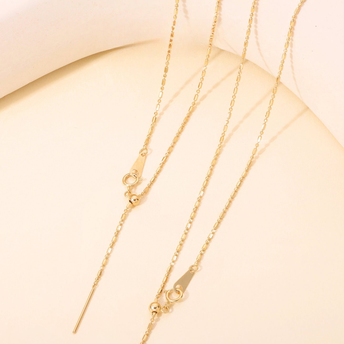 黄金竹节链 18K g50336