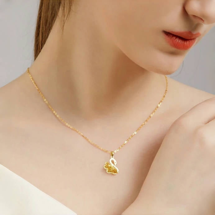 黄金闪O链 18K金 G50334