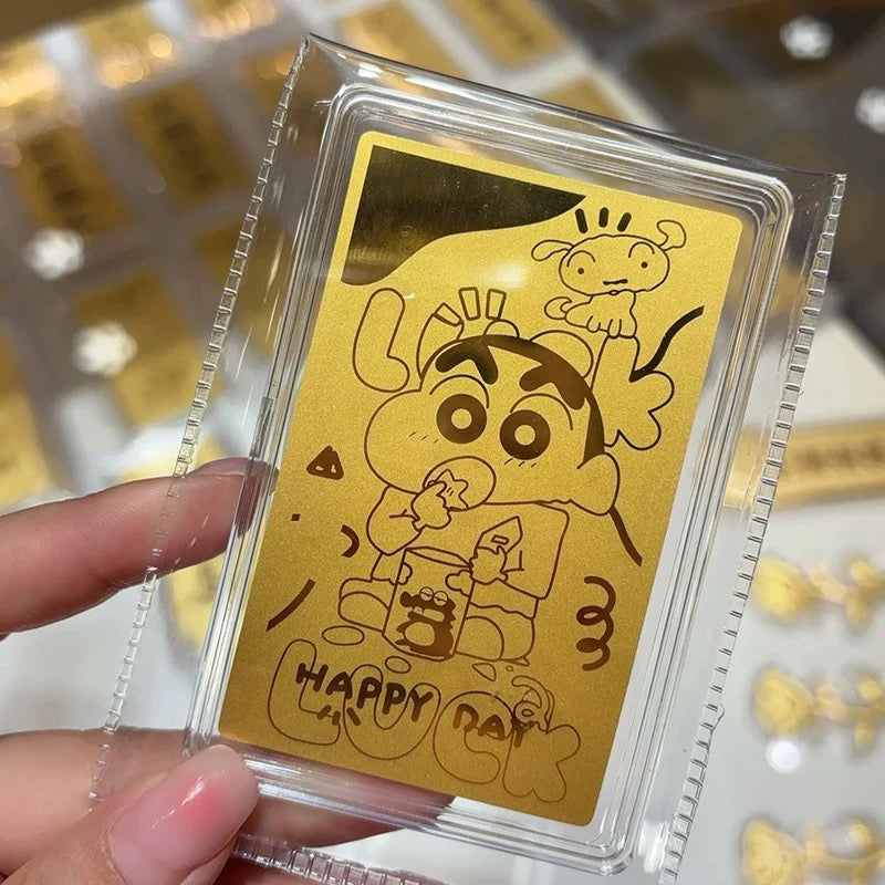 蜡笔小新金片 足金999 G50324