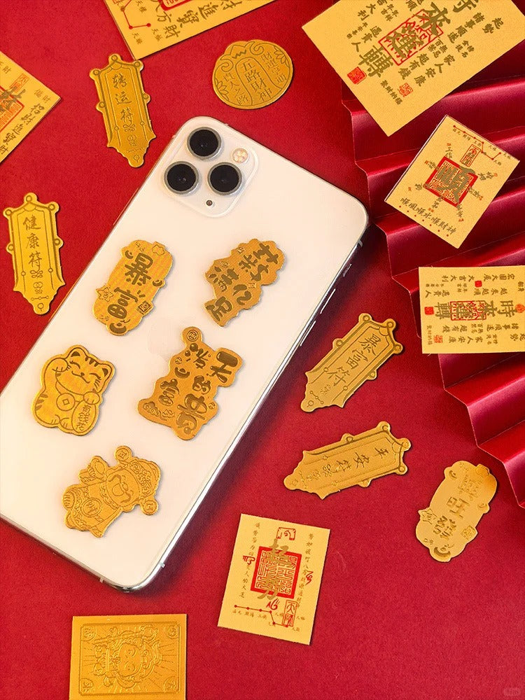 足金手机贴 足金999 G50401