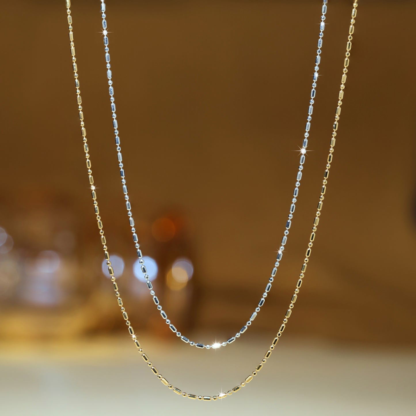 黄金竹节链 18K  g50336