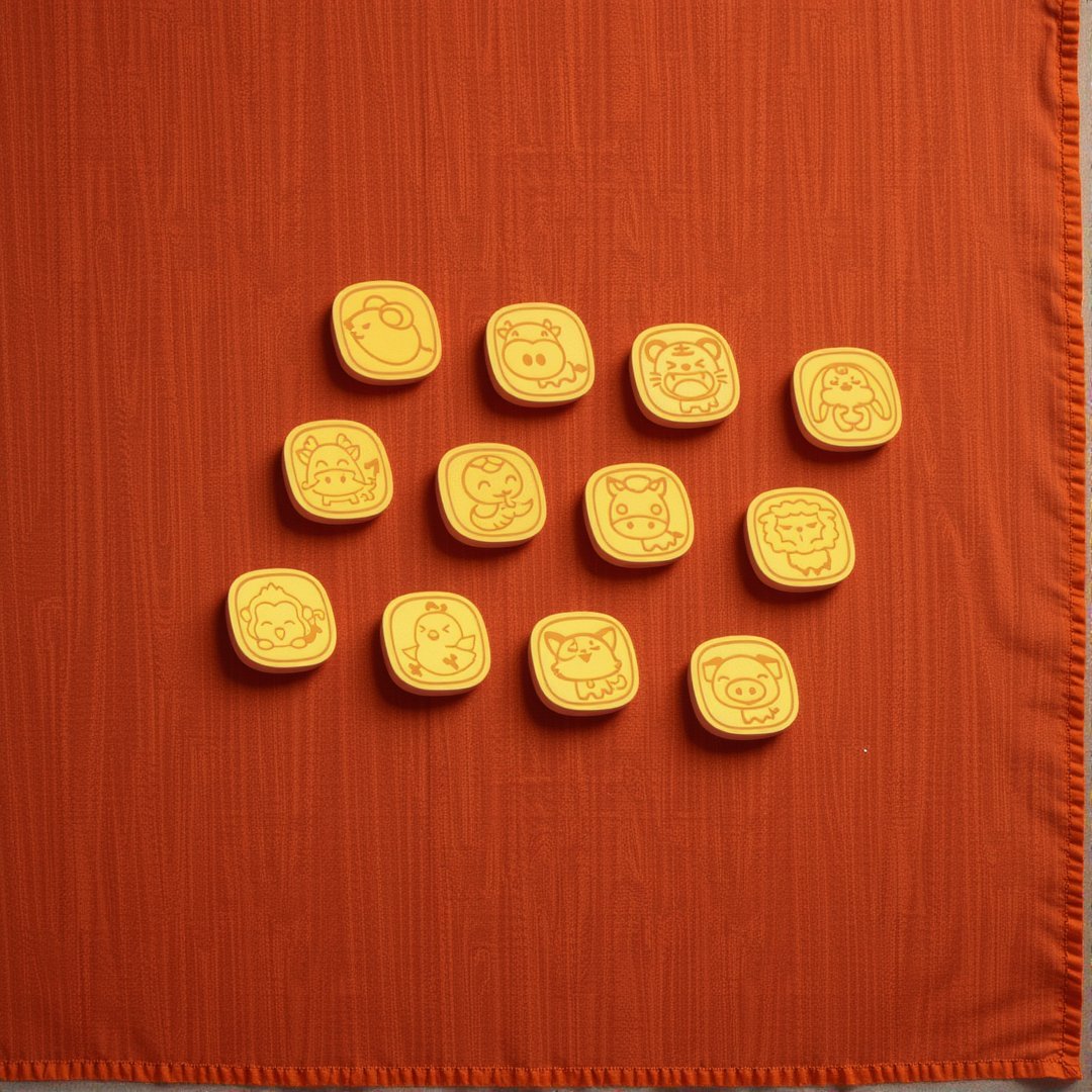 黄金十二生肖摆饰(12克) 足金999 G50311