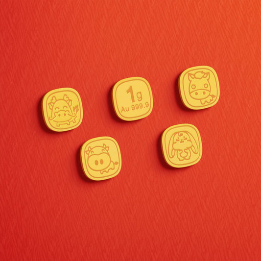 黄金十二生肖摆饰(12克) 足金999 G50311