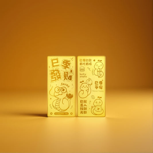 蛇年新年金卡 足金999 G50330