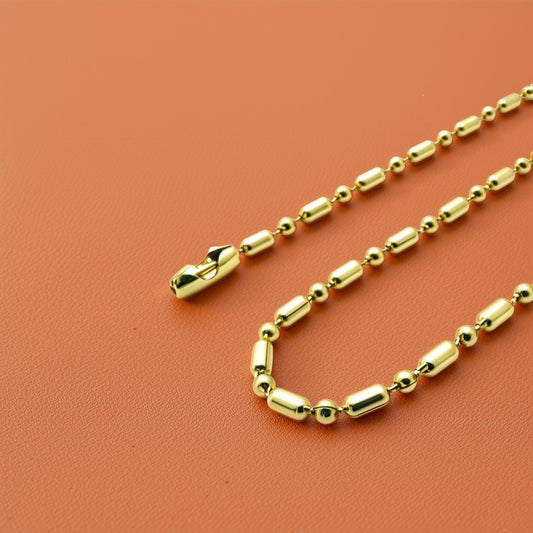 黄金竹节链 18K  g50336