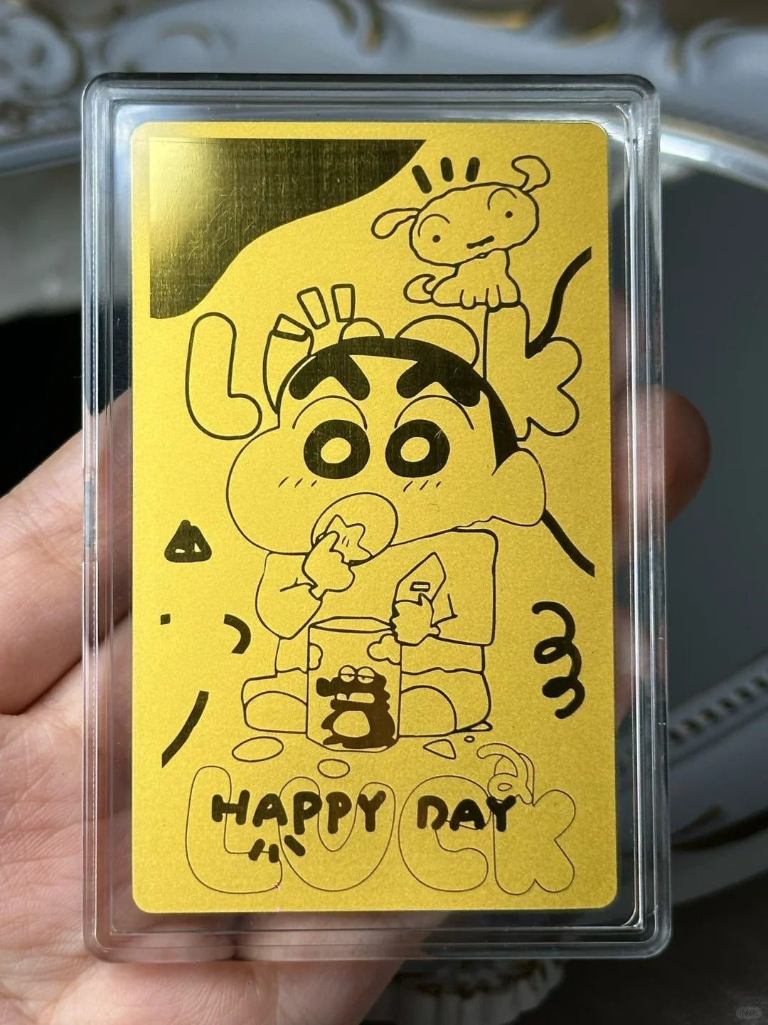 蜡笔小新金片 足金999 G50324