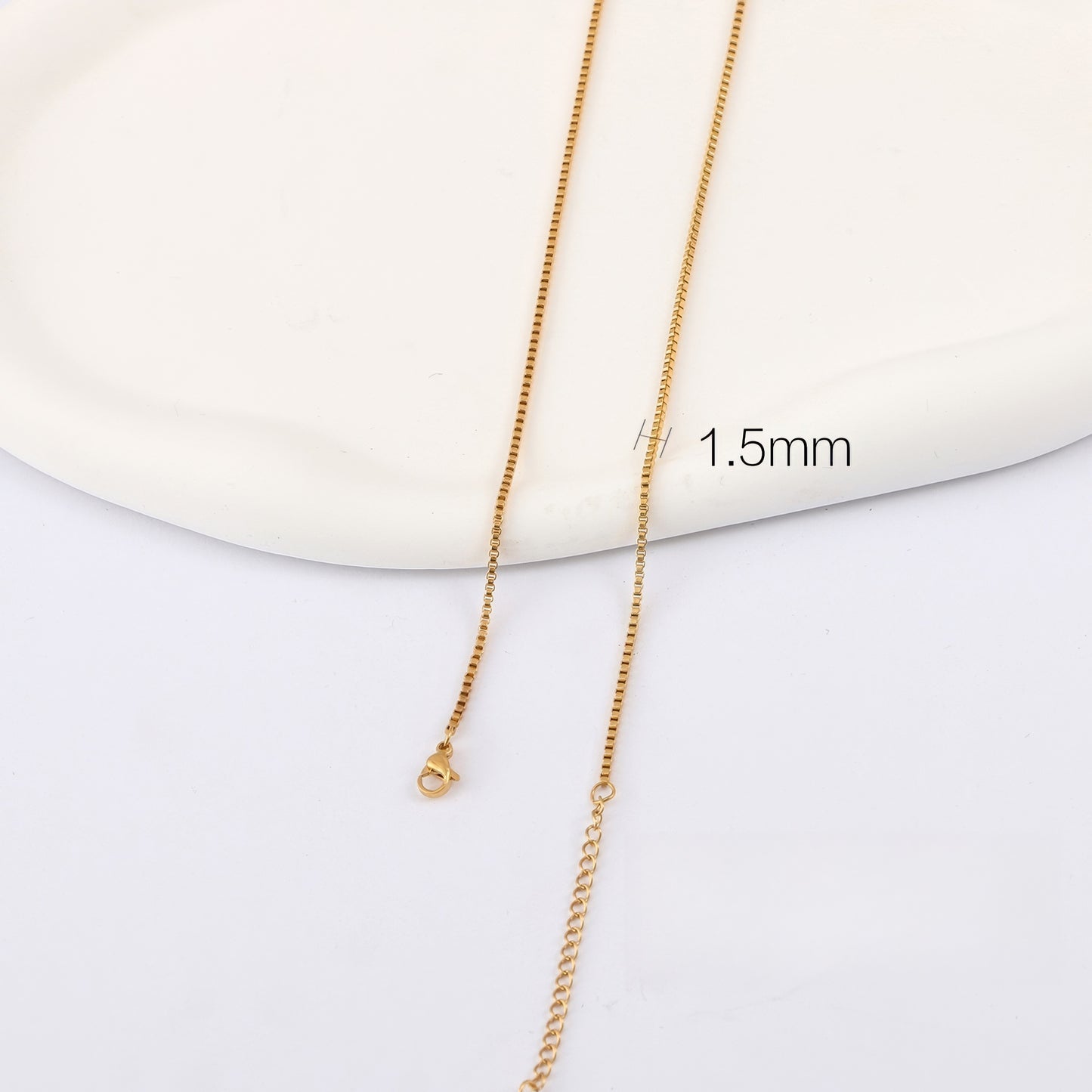 黄金素链 18K G50332