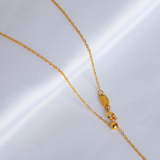 黄金闪O链 18K金 G50334