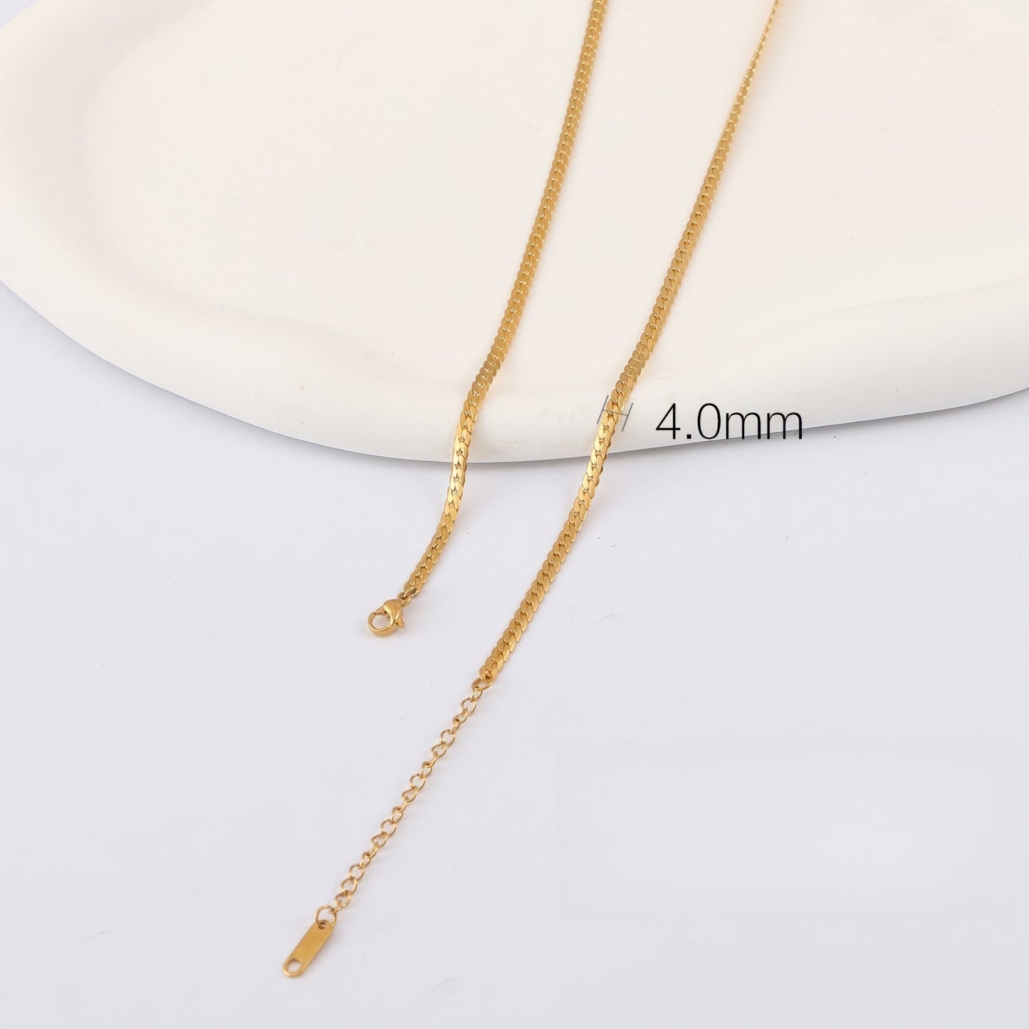 黄金素链 18K G50332