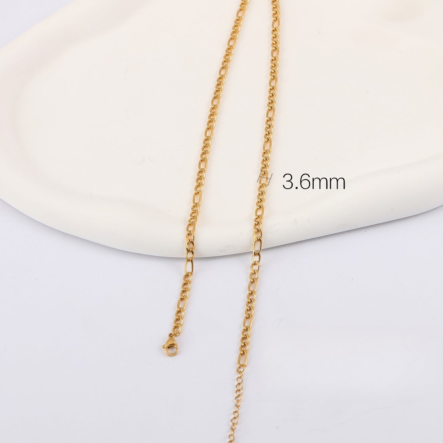 黄金素链 18K G50332